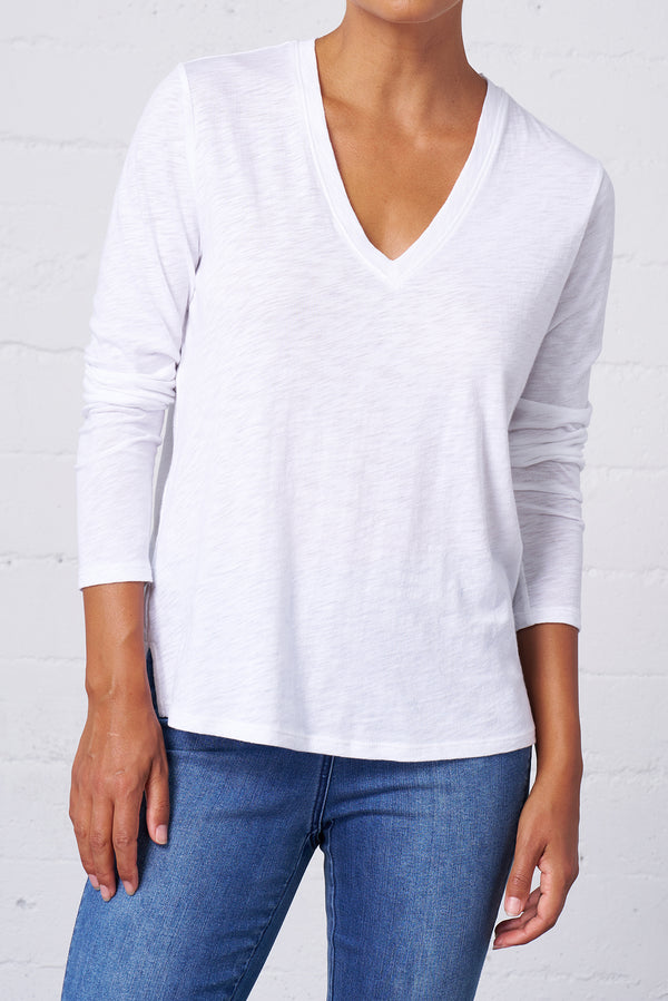 Slub Jersey Long Sleeve Tee