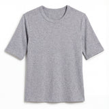 Gray t-shirt on a white background