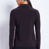 Luxe Stretch Shirt in Espresso