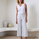 Newport Pant in Coastal Grey Stripe