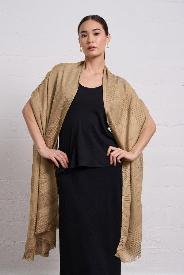 Whisper Pleat Wrap