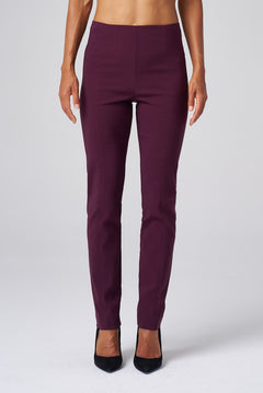 All-Season Tapered Pant in Aubergine