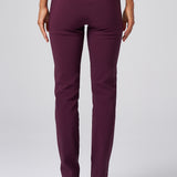 All-Season Tapered Pant in Aubergine