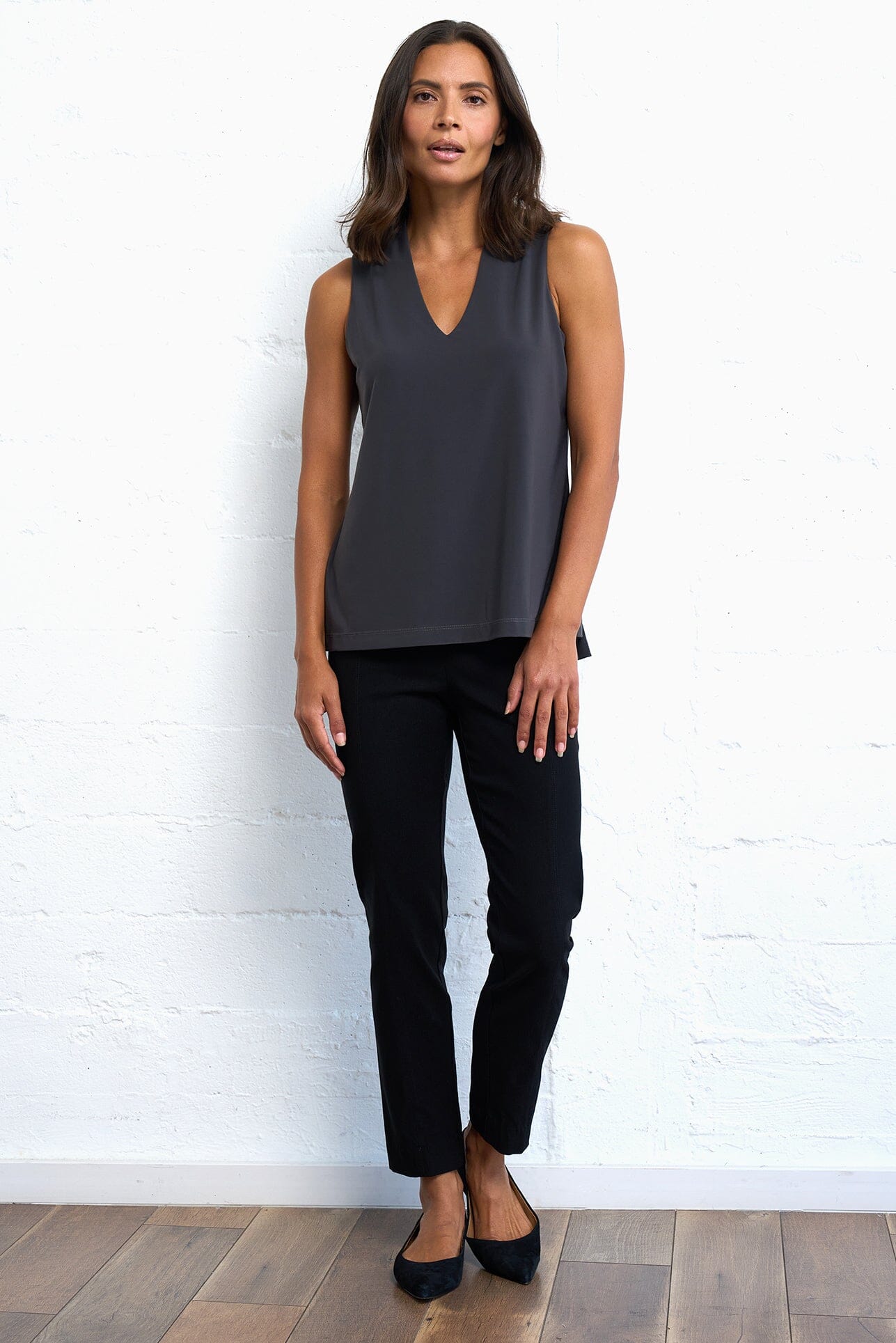 Tops - Essential Sleeveless V-Neck