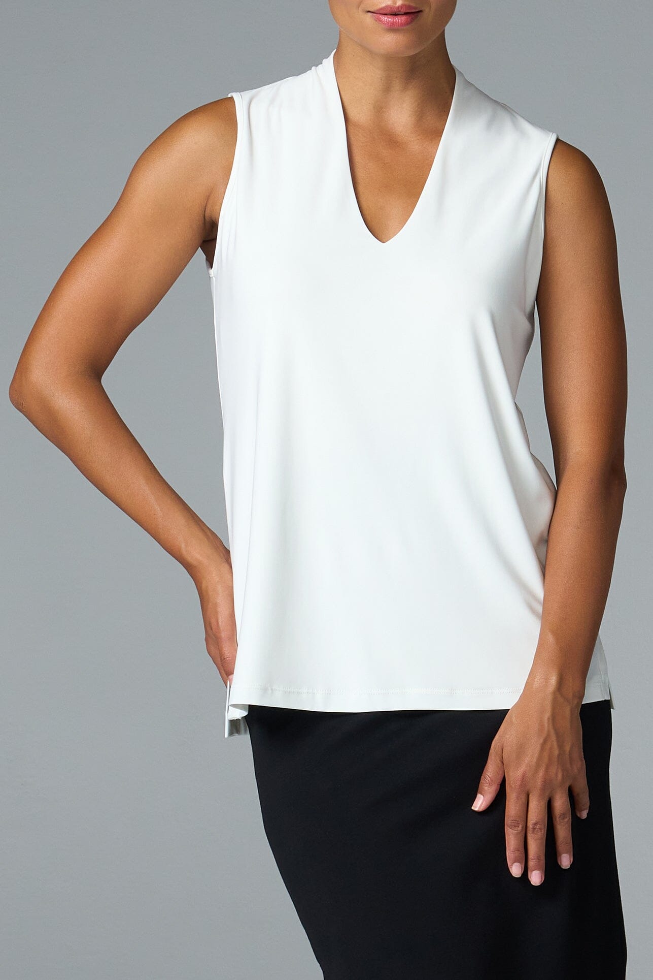Tops - Essential Sleeveless V-Neck