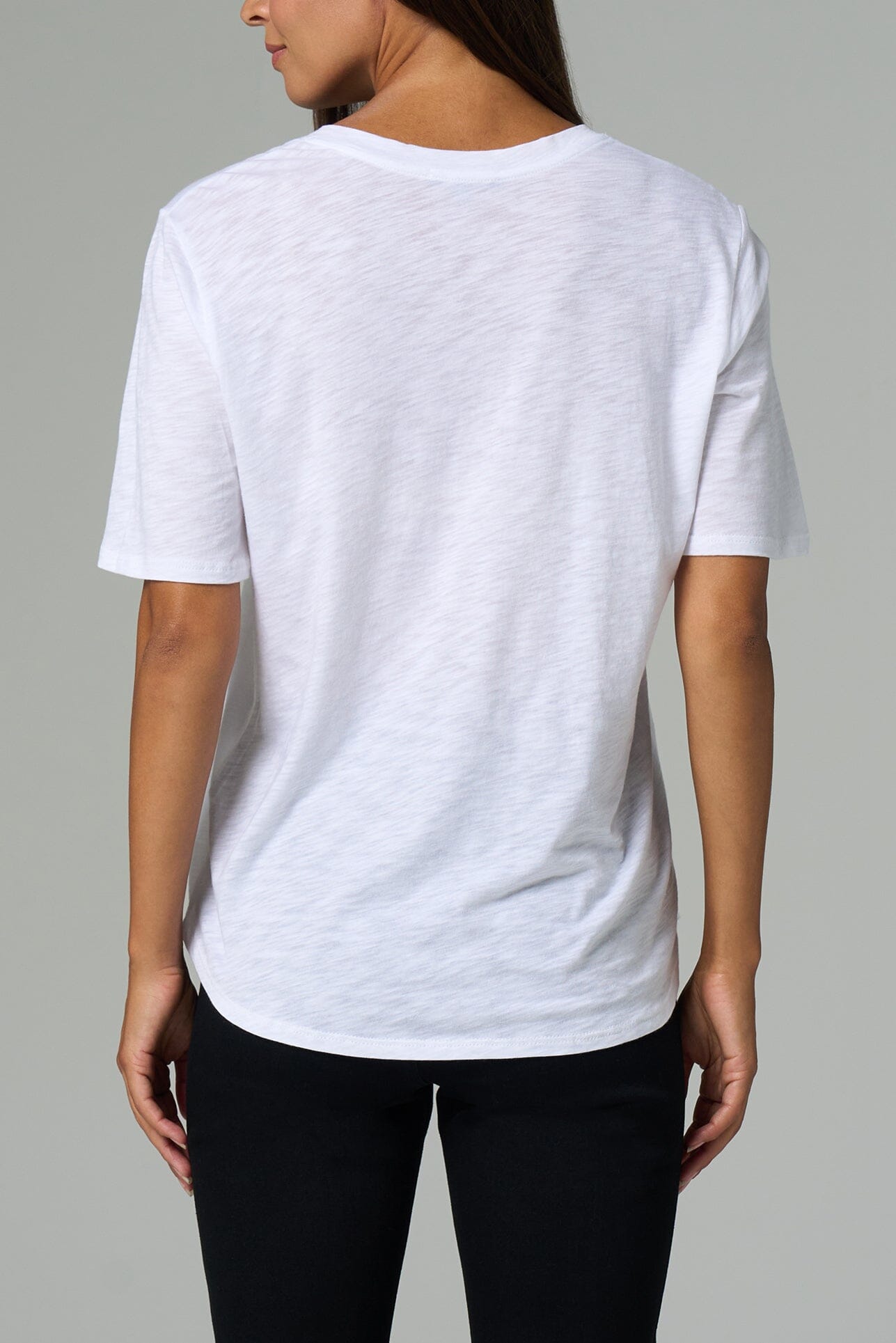 Tops - Slub Jersey V-Neck Tee